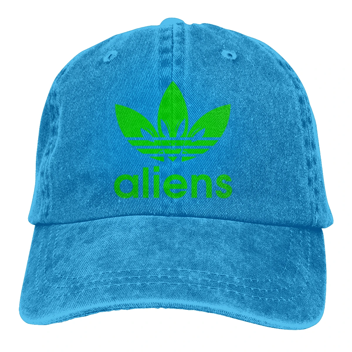 Alien Clover трилистник Casquette Deep Heather унисекс Мужские и женские деним Strapback бейсболка Регулируемая Гольф папа шляпа