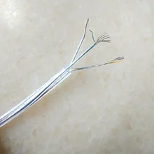 3*0,14 мм/3X26AWG OD3.0mm прозрачный шнур питания Электрический кабель для осветительных ламп Электрический провод шнур питания для подвесного светильника лампа