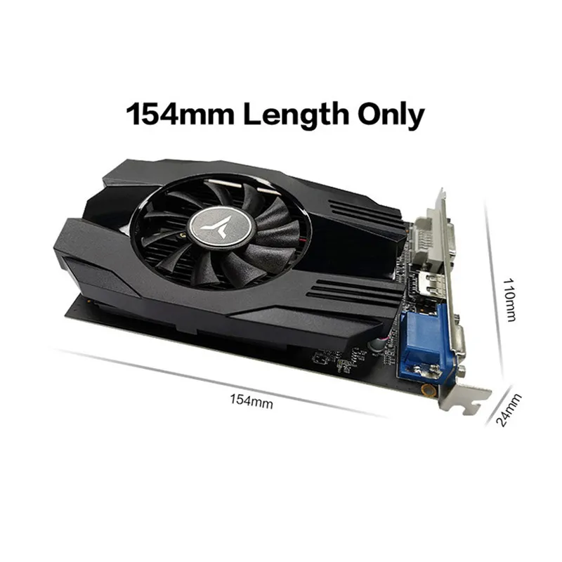 Игровая видеокарта Yeston R5 240 4GD3 VA 320 блок 650 МГц 1333 4 Гб GDDR3 64Bit игровая