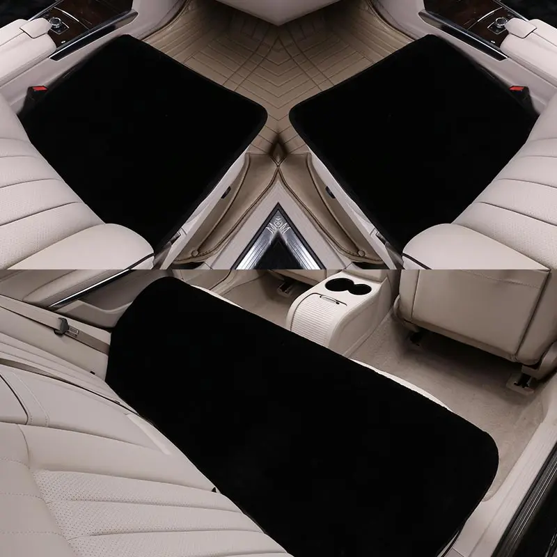 Искусственный мех крышка сиденье автомобиля зима Автомобильный интерьер подходит для большинства автомобилей роскошь комфорт Универсальный тип искусственный мех подушки сиденья автомобиля
