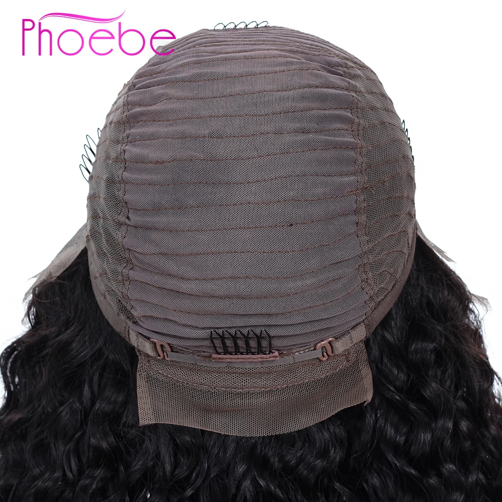 Phoebe, 13x4, фронтальные человеческие волосы, парики, перуанские, кудрявые, кудрявые, фронтальные волосы, парик с детскими волосами для женщин, не Реми, плотность 130