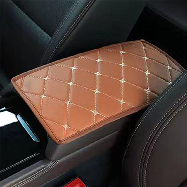 Armrest Mat Box Cover Auto Arm Rest Covers Storage Cars Storage Carpet Protector Pad Car-styling Storage Auto Accessories