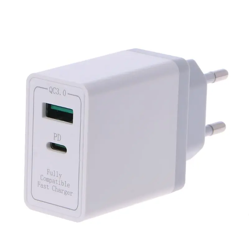Портативное быстрое зарядное устройство USB QC3.0 type C PD для мобильных телефонов iPhone, samsung, Xiaomi, huawei
