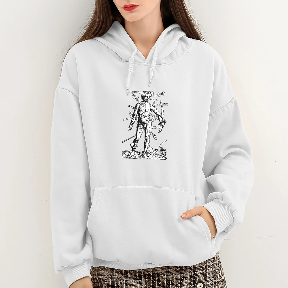

Thick Cotton Sweatshirt Velvet Winter Long Oversized Sweatshirts for Girls Black Vintage Horror Hoodie Jacket Goth Hood Pullover