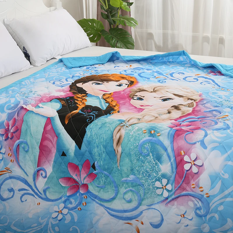 Disney Frozen Эльза Анна Принцесса Mc королева Человек паук София летнее тонкое одеяло