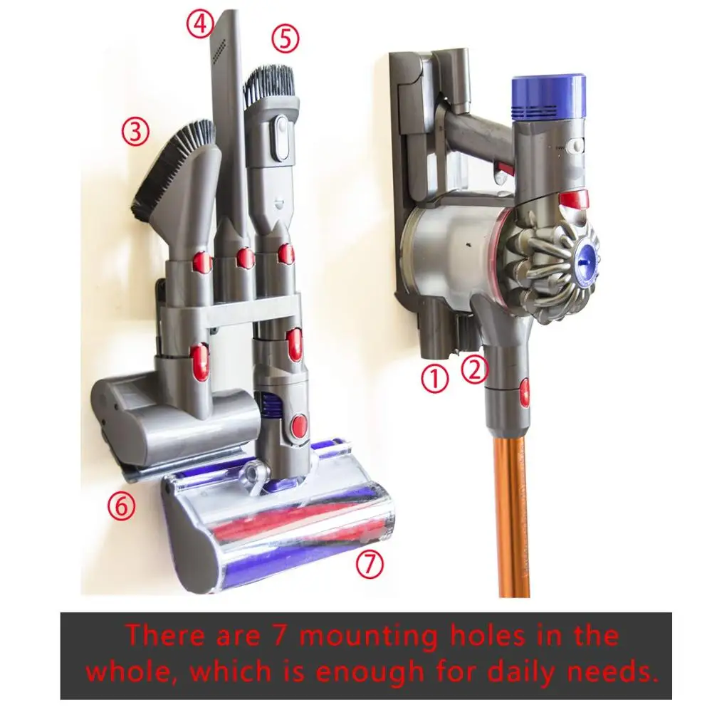 Кронштейн для хранения держатель абсолютный пылесос части Аксессуары-кисти Инструмент Корпус форсунки для Dyson V7 V8 V10 V11