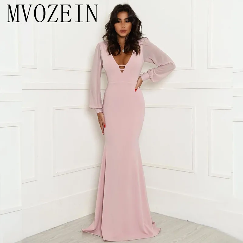 

Sexy Mermaid Evening Dresses Long Pink/Black/Blue Evening Dress Floor Length Formal Gowns Party Dress robe de soiree