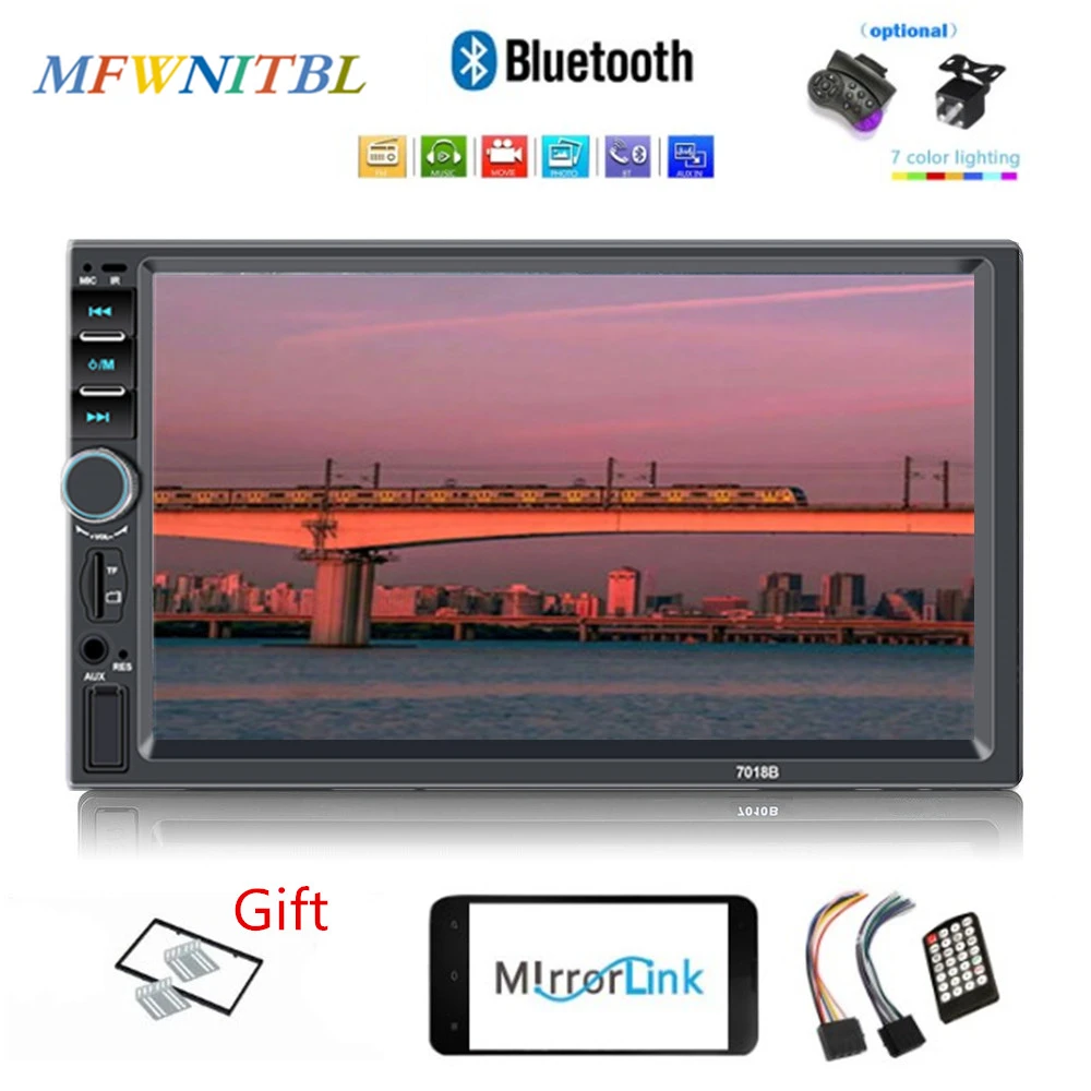 LTBFM 2 din автомагнитолы 7 &quotСенсорный экран аудио стерео автомагнитола видео