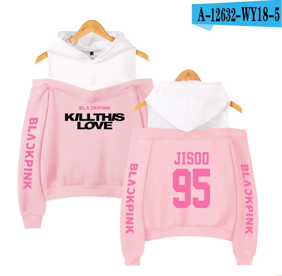 12 pink Женская толстовка Харадзюку Kpop черные розовые толстовки для девочек-подростков пуловер розовая одежда осенняя теплая женская уличная одежда - Цвет: 12 pink