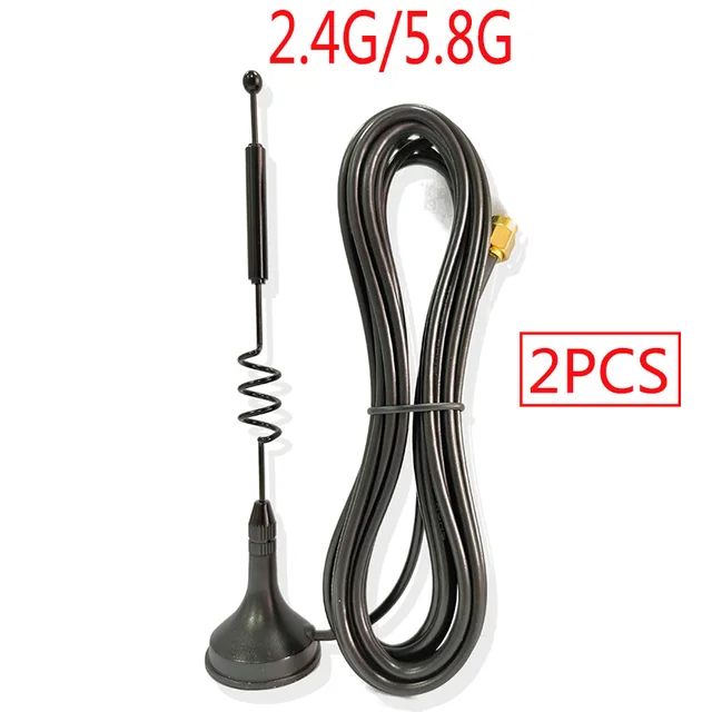 EOTH 2.4g 5.8g antenna 12dbi sma male wlan wifi dual band antene iot module router tp link signal receiver antena high gain 2 pcs