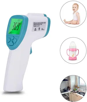 

Non-Contact Infrared Forehead Thermometer Body Temperature Gun Baby Adult Handheld Electronic High Precision Body Thermometer