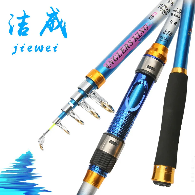 Спиннинговая Удочка Peche En Mer телескопическая удочка Pesca Mar Peche Canne A Peche Carbonne Olta Kamislari Carpfishing - Цвет: Синий