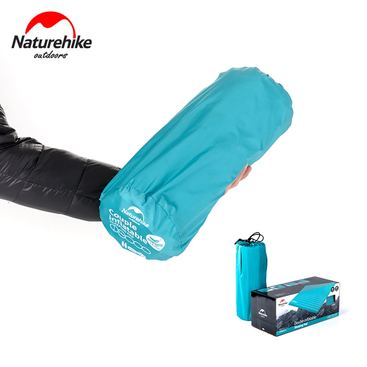 

Naturehike Outdoor Camping Mat TPU Inflatable Mattress 2-3 Person Ultralight Portable Sleeping Pad Floating Air Inflatable Bed