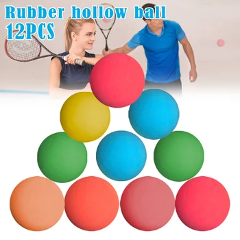 

Newly 12 Pcs 5.5cm Racquetball Rubber Ball High Elasticity for Game Practice Training S66