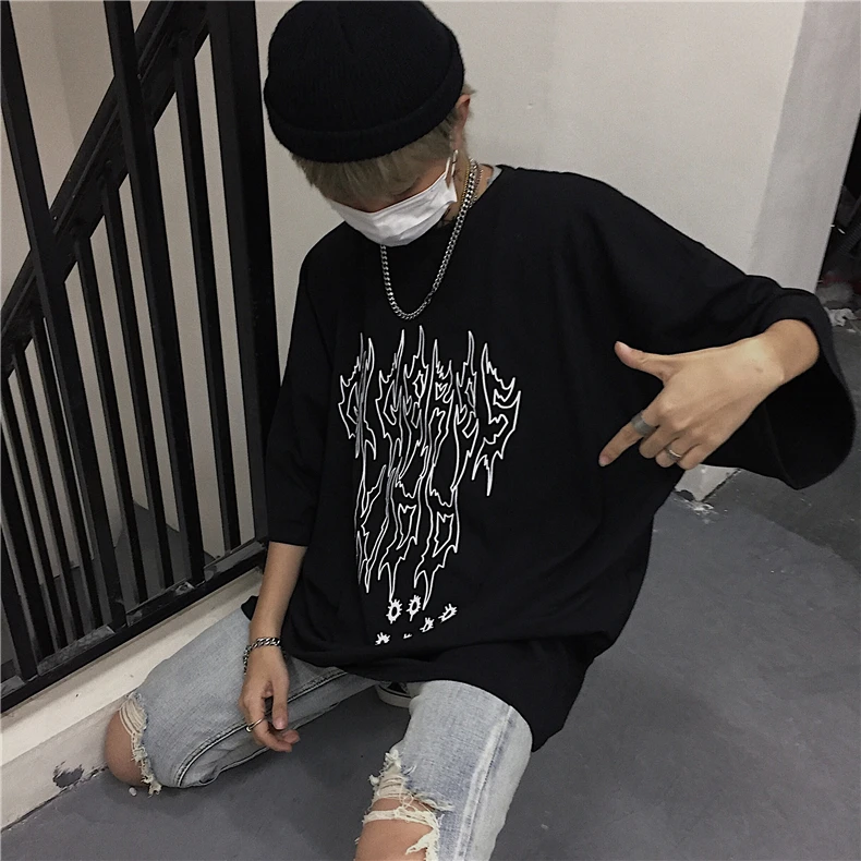 Летние футболки с круглым вырезом и принтом, Harajuku, с коротким рукавом, moda feminina, женская одежда, футболки, простые, vetement femme, для женщин, новинка