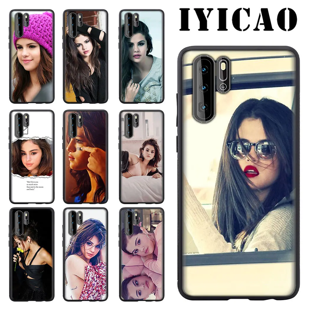IYICAO Selena Gomez Singer мягкий телефон для huawei P8 P9 P10 P20 P30 Lite Pro P Smart Z Plus 2019 чехол |