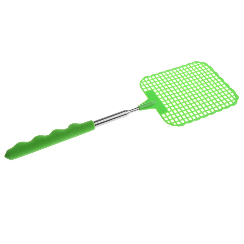 Portable Fly Swatter Retractable Kill Mosquitoes Flies Telescopic Plastic Portable Fly Swatter Retractable Kill Mosquitoes Flies Telescopic Plastic