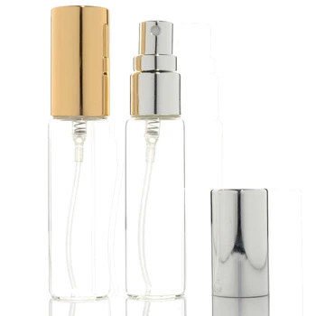 

250Pcs 10Ml 1/3oz Spray Bottle Transparent Glass Refillable Perfume Atomizer Empty Cosmetic Containers With Aromatherapy Tube