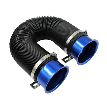 

Car modified Air Intake Smart Telescopic Intake Pipe Duct 1M Flexible Car Engine Cold Air Intake Hose Kit Universial Accessiores