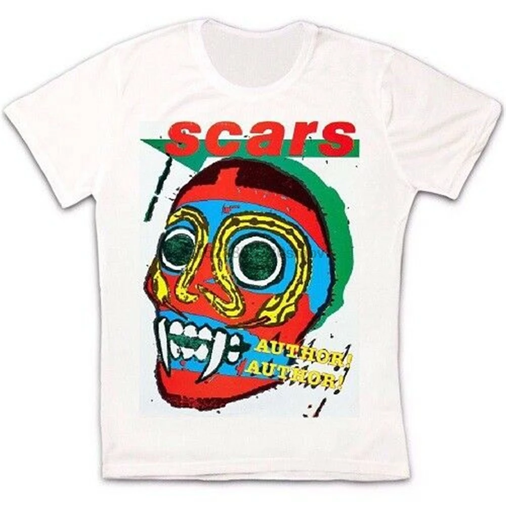 Шрамы авторский пост панк рок ретро винтажная унисекс футболка 1830 Унисекс