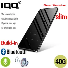 Bluetooth 4,2 сенсорный экран MP3 плеер Bulit-in 40G и динамик HIFI Lossess портативный тонкий MP3 плеер с FM люкс для бега