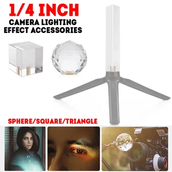 

Photographic camera accessories crystal ball light beam luminous effect 1/4 inch can be matched with a tripodCamera Accessories
