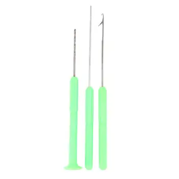 

3 in 1 Carp Fishing Accessories Rigging Bait Needle Kit Tool Set Fish Drill Tackle Rigging Tool Kit with Hook/Stringer/Drill
