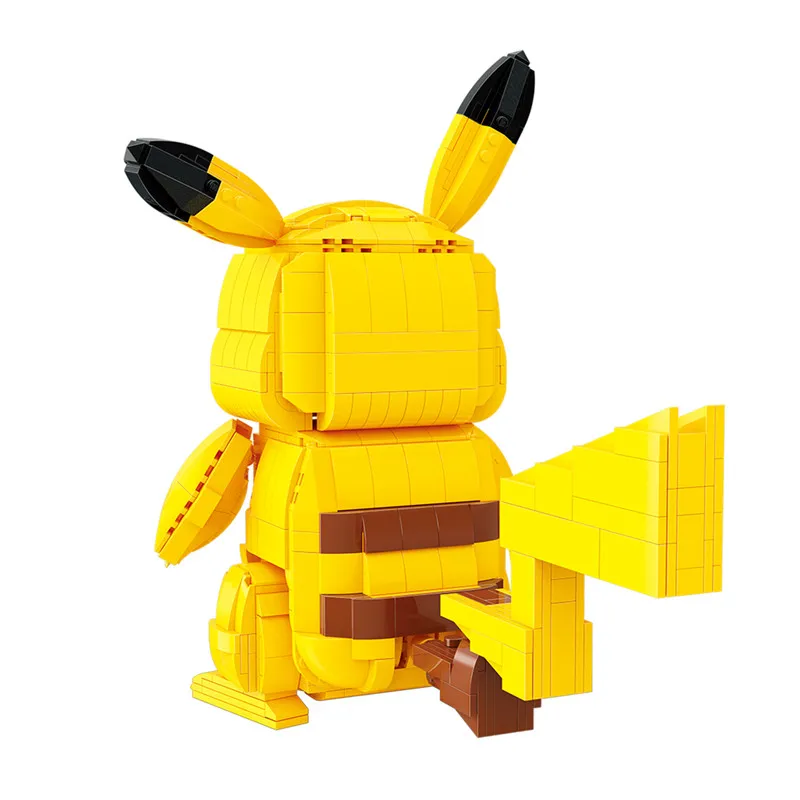 pokemon greninja centro casa pikachu blocos de construção pokemon desenhos animados anime tijolos define clássico filme modelo crianças brinquedos para presente