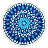 Round Microfiber Tessellate Mandala Beach Towel - Beach Blanket 19