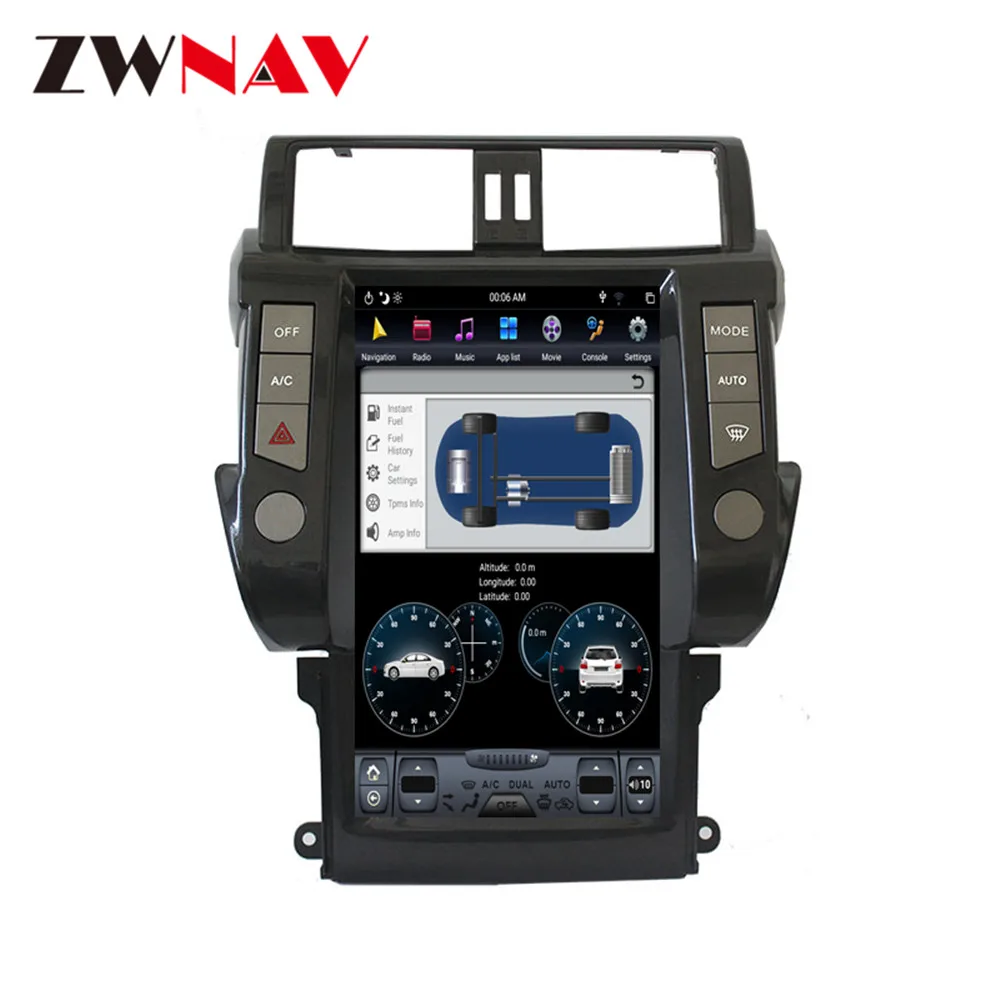 13," Android 9 64+ 4G Tesla с DSP Carplay Автомобильный мультимедийный плеер для TOYOTA LAND CRUISER prado 150 2010-2013 gps навигация