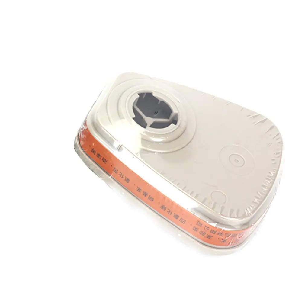 Gas Mask Respirator Filter Box Filters Safety Protective Mask Anti Dust Mask Industrial Refine Mine Spray Silica Gel Mask - Color: Type 6