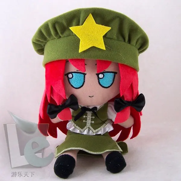 Аниме TouHou проект Хон мейрин милый Косплей-одежда Плюшевая Кукла Мягкие Мультяшные игрушки в подарок на день рождения 20 см