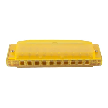 

Harmonica Comb Kid's Harmonica C Key Blues Harp Harmonica Key of C Translucent Harmonica 10 Holes Plastic