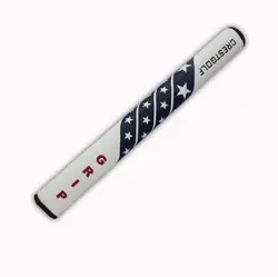 Golf Putter Grip with Star Pattern - Antiskid PU Replacement (White)