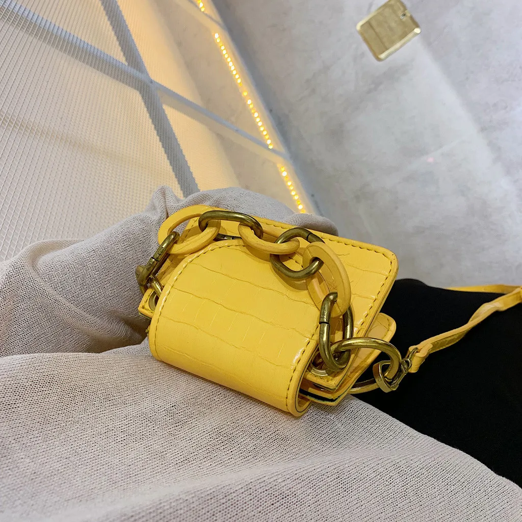 Европейский Повседневное Для женщин сумка модные женские туфли сумки через плечо обхват талии; Ширина плеч большой цепи сумки из натуральной кожи чехол для телефона Сумка Bolso Mujer# T1G