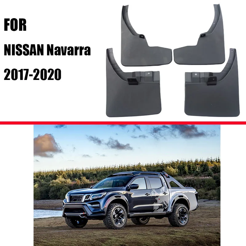 Брызговики для Nissan Navarra- крыло брызговиков брызговик защитные крылья Аксессуары Передние Задние 4 шт - Цвет: Армейский зеленый