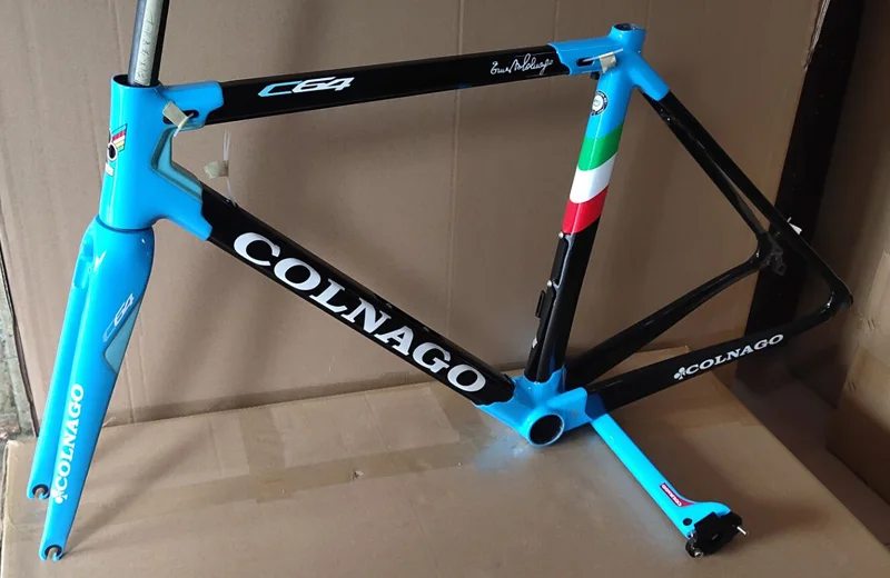 T1100 матовый или глянцевый однонаправленный композит черный bule Colnago C64 карбоновая рама велосипеда для механической группы и