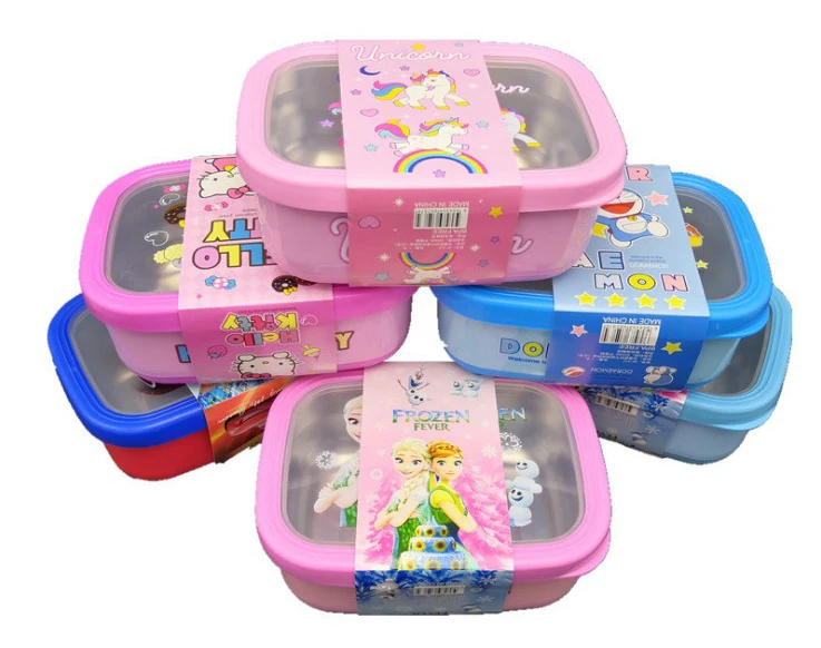 Мультфильм KT Doraemon SUS304 Bento Box контейнер для еды и обедов 470 мл 900 мл 1400 мл