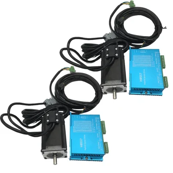 

2 PCS NEMA23 57mm 2.2Nm 300Oz-in DC 24-60V DSP Closed Loop Stepper Motor Drive Encoder Kit 57HBS22 Drive HBS57