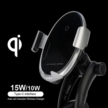 

Auto Wireless Fast Charger Phone Holder Car Air Vent Dashboard forHuawei forXiaomi foriPhone Universal