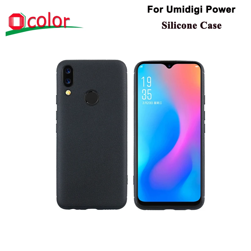 

ocolor For Umidigi UMI Power Silicone Case TPU Cover Protective Soft Back Case Cover Anti-knock For Umidigi Power Phone Capa