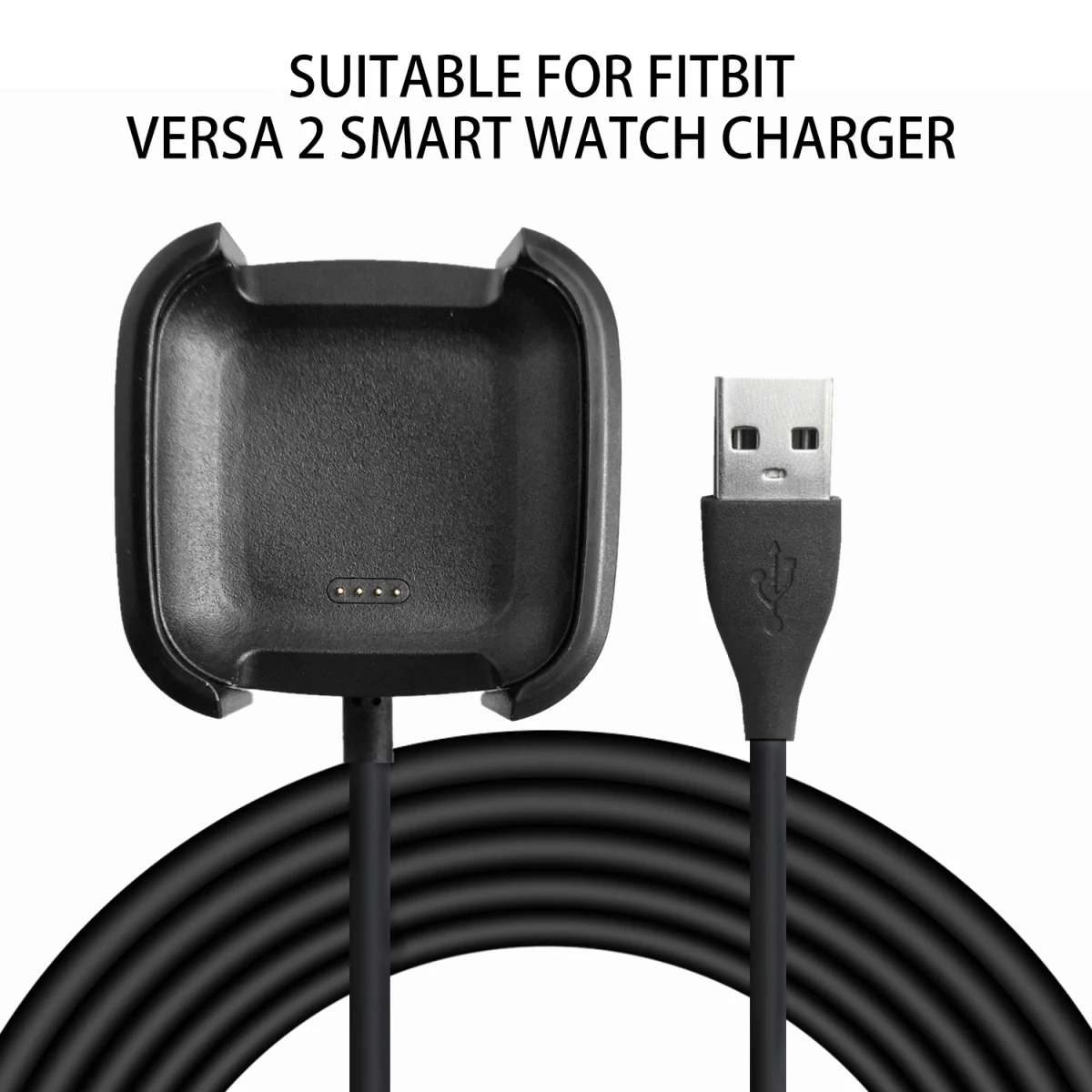 Зарядная подставка с зарядным устройством для Fitbit Versa Lite/Versa/2 смарт-браслет кабель для зарядки браслета USB зарядное устройство адаптер провода