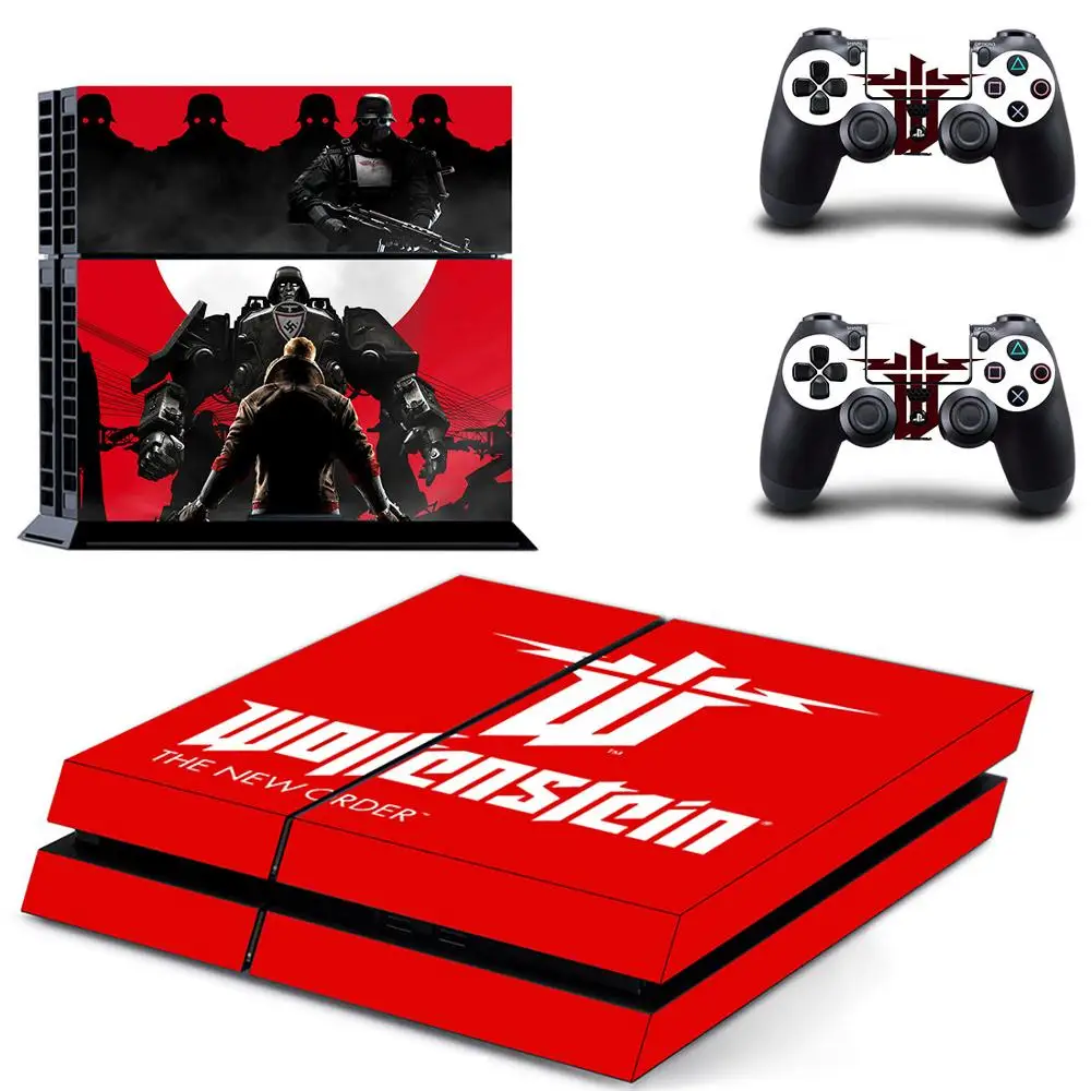 DPTM1054 Наклейка s Wolfenstein: Youngblood наклейка для PS4 PS 4 наклейка Play station 4 наклейка Pegatinas для консоли playstation 4 и 2 контроллера - Цвет: DPTM1054