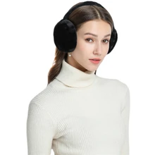 IANLAN, повседневные женские зимние наушники, регулируемые, для девочек, искусственный мех, мягкие, складные, для студентов, одноцветные, портативные, для ушей, теплые, IL00059