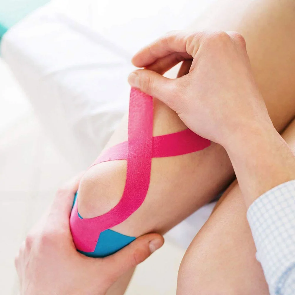 Elbow Kinesiology Tape Sports Recovery Elastic Knee Brace Muscle Pain Relief Gym With Support Bandage 5cm * 5m | Спорт и развлечения