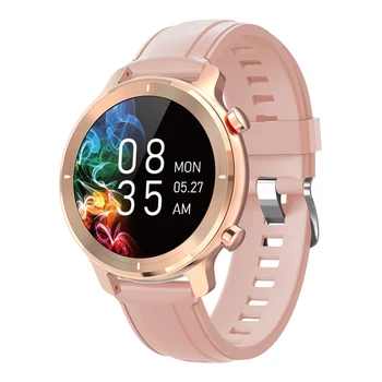 

Golden Alloy Smart Watch HD IPS Screen Heart Rate Blood Pressure Monitor any skin IP68 Smartwatch Women Men WhatsApp Reminder