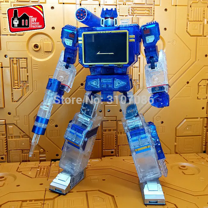 THF трансформация Soundwave THF01T прозрачный walkman две ленты большой размер MP13 сплав