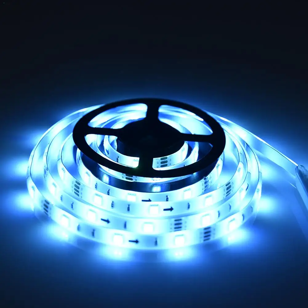 

RGB LED Strip Lights Waterproof Color Changing Light Kits With 24 Button Remote Controller For Bedroom TV Background Kitchen Des