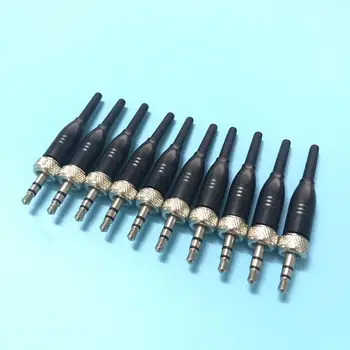 

10pc 3.5mm Stereo Screw Lock Connector for Pro Sennheiser EW100 EW300 EW500 G1 G2 3 Sony Saramonic Microphone Spare Plug Adapter