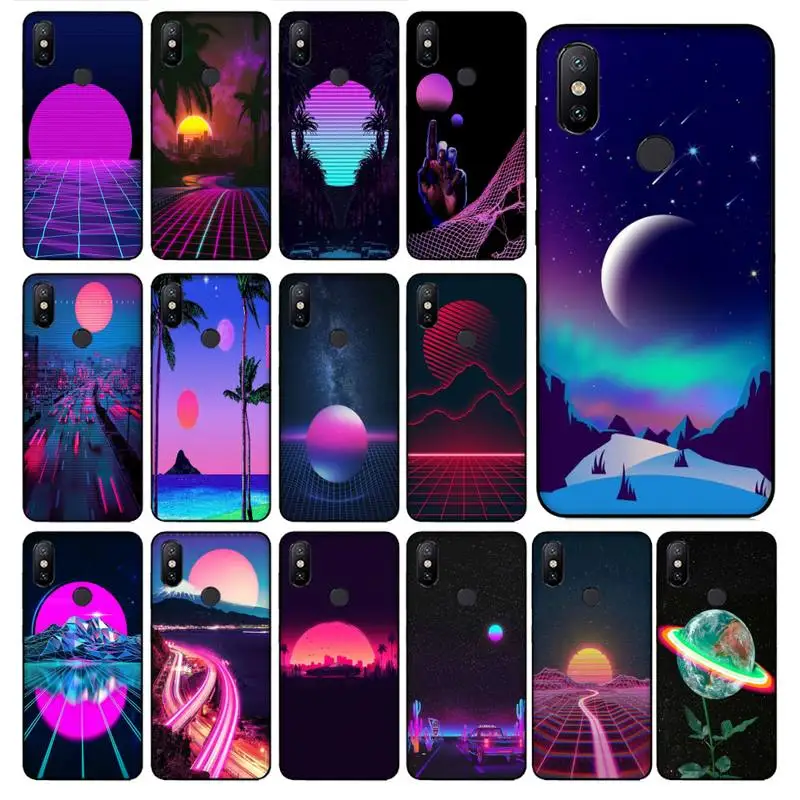 Мягкий чехол из ТПУ для телефона Magic City черный случай Redmi Примечание 4 5 6 7 5a 8